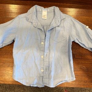 Janie and Jack Linen Shirt